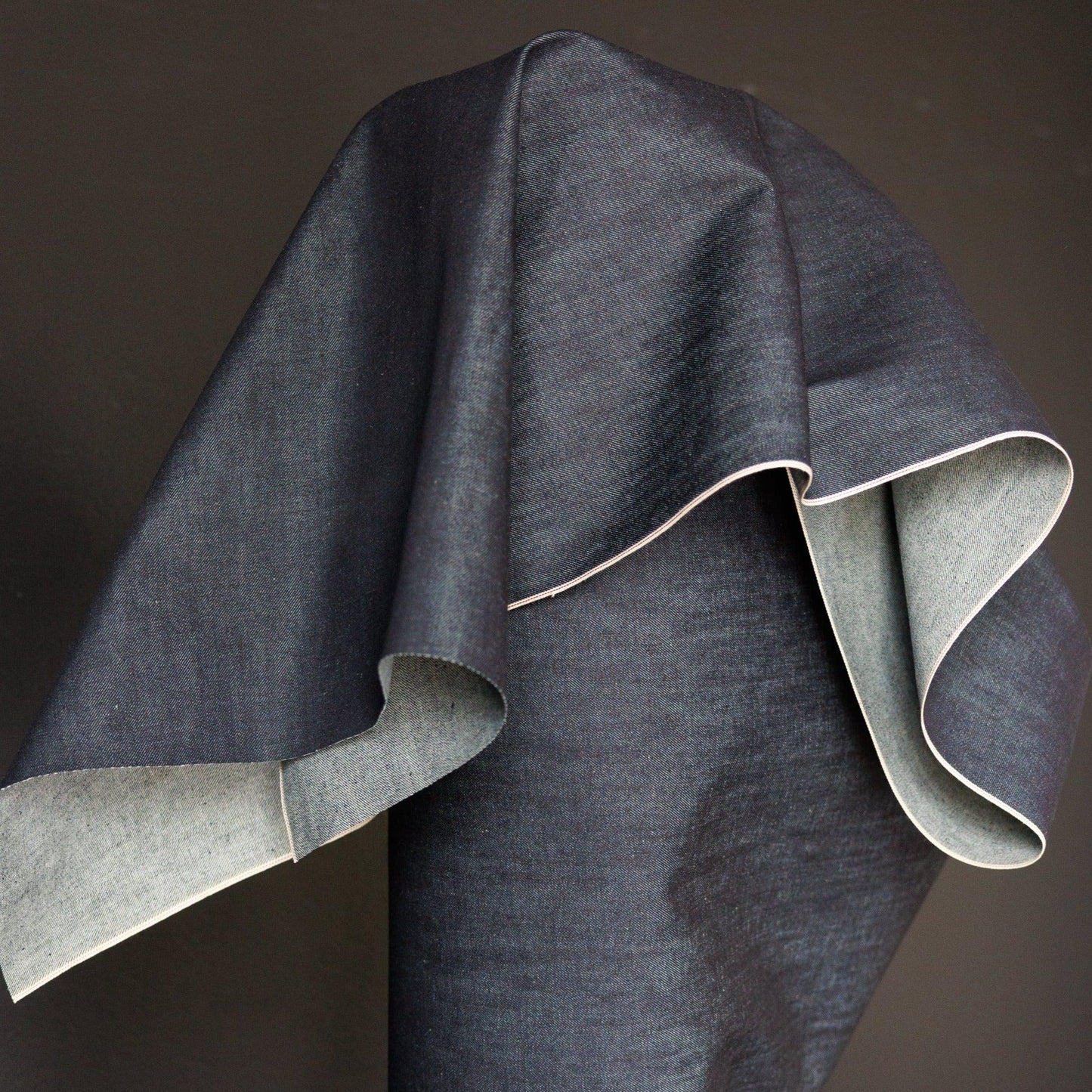 Merchant & Mills-13oz Indigo Organic Selvedge Denim-fabric-gather here online