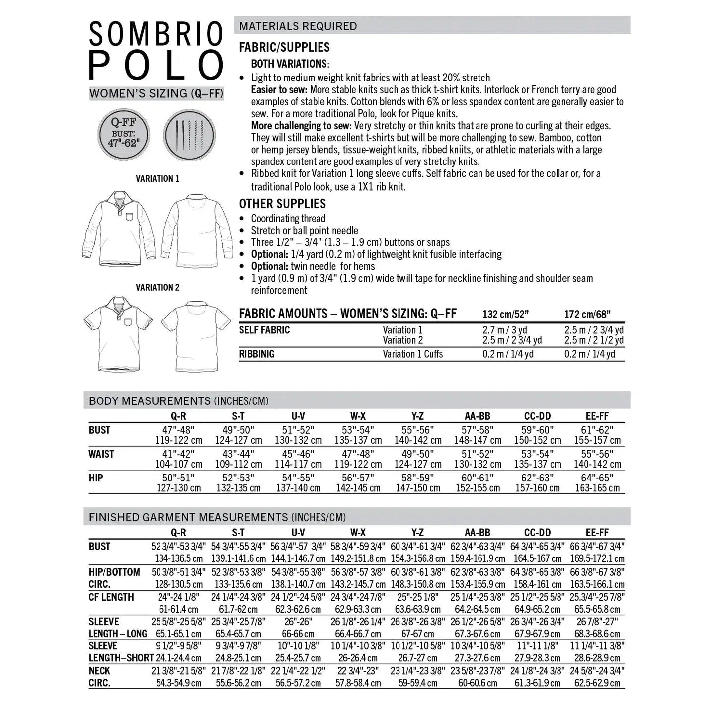 Thread Theory-Sombrio Polo Pattern (Women's) - PDF DOWNLOAD-sewing pattern-gather here online