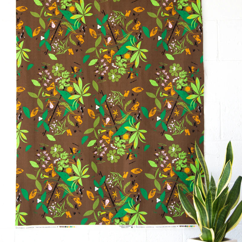 Birch Organic Fabrics-Spring Wildflowers Barkcloth-fabric-gather here online