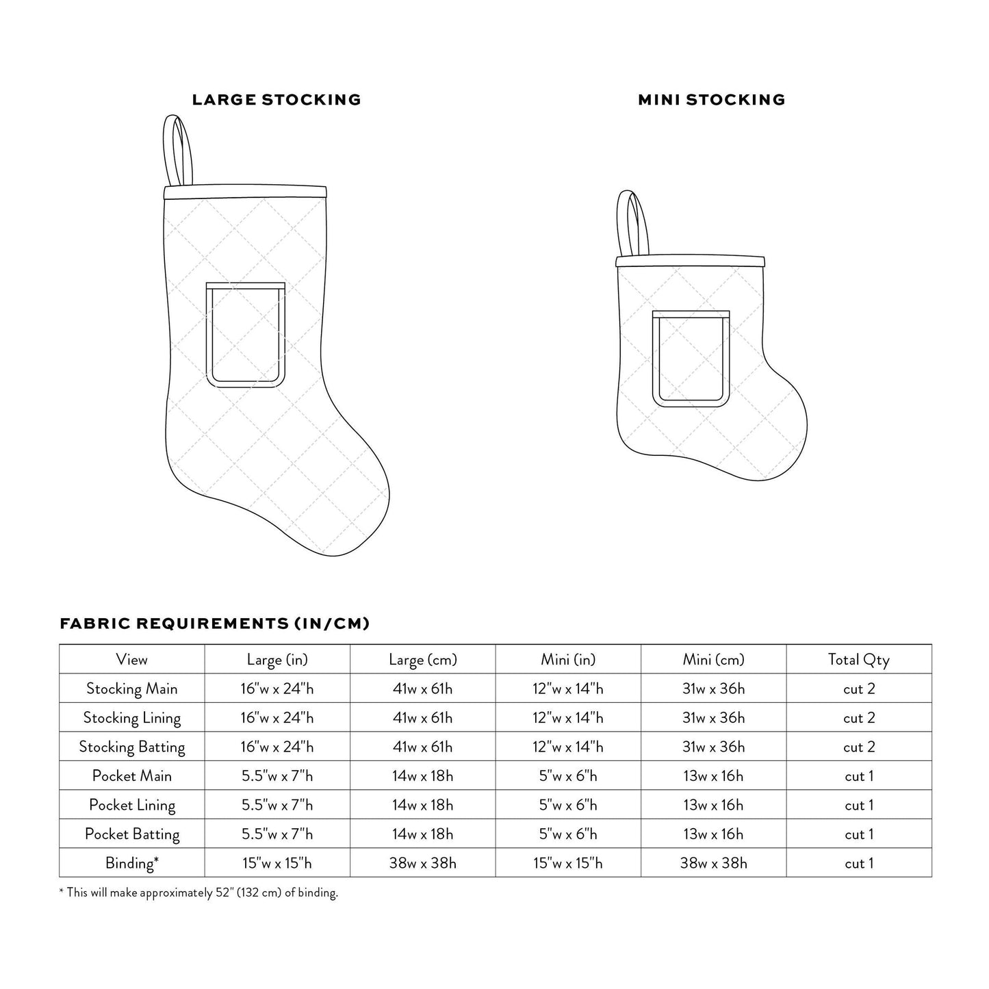 Matchy Matchy Sewing Club-Quilted Pocket Stocking Pattern - PDF DOWNLOAD-sewing pattern-gather here online