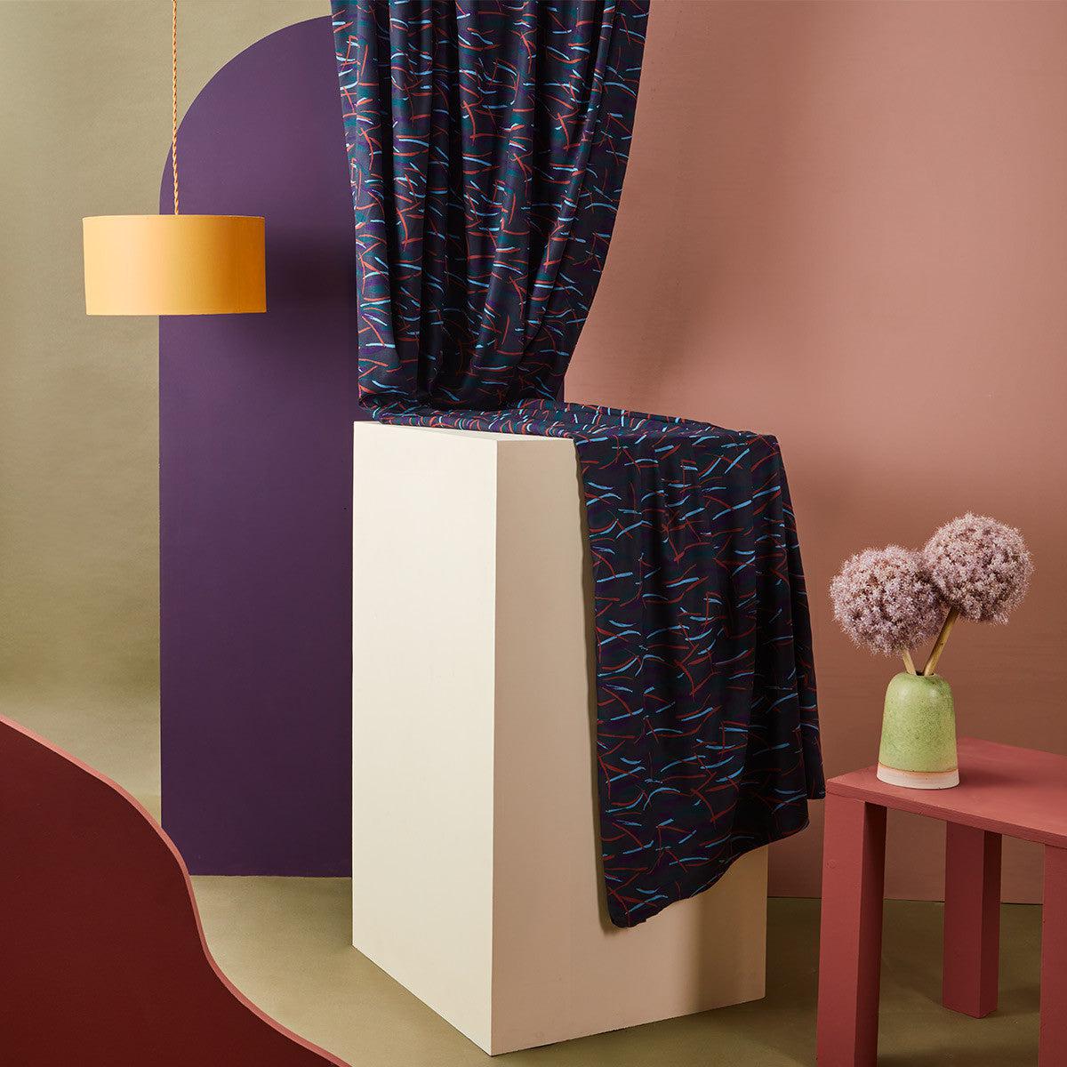 Atelier Brunette-Fuji Night Viscose Twill-fabric-gather here online