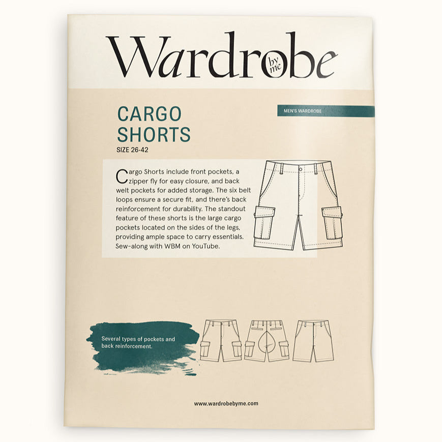 Wardrobe By Me-Cargo Shorts Pattern-sewing pattern-gather here online