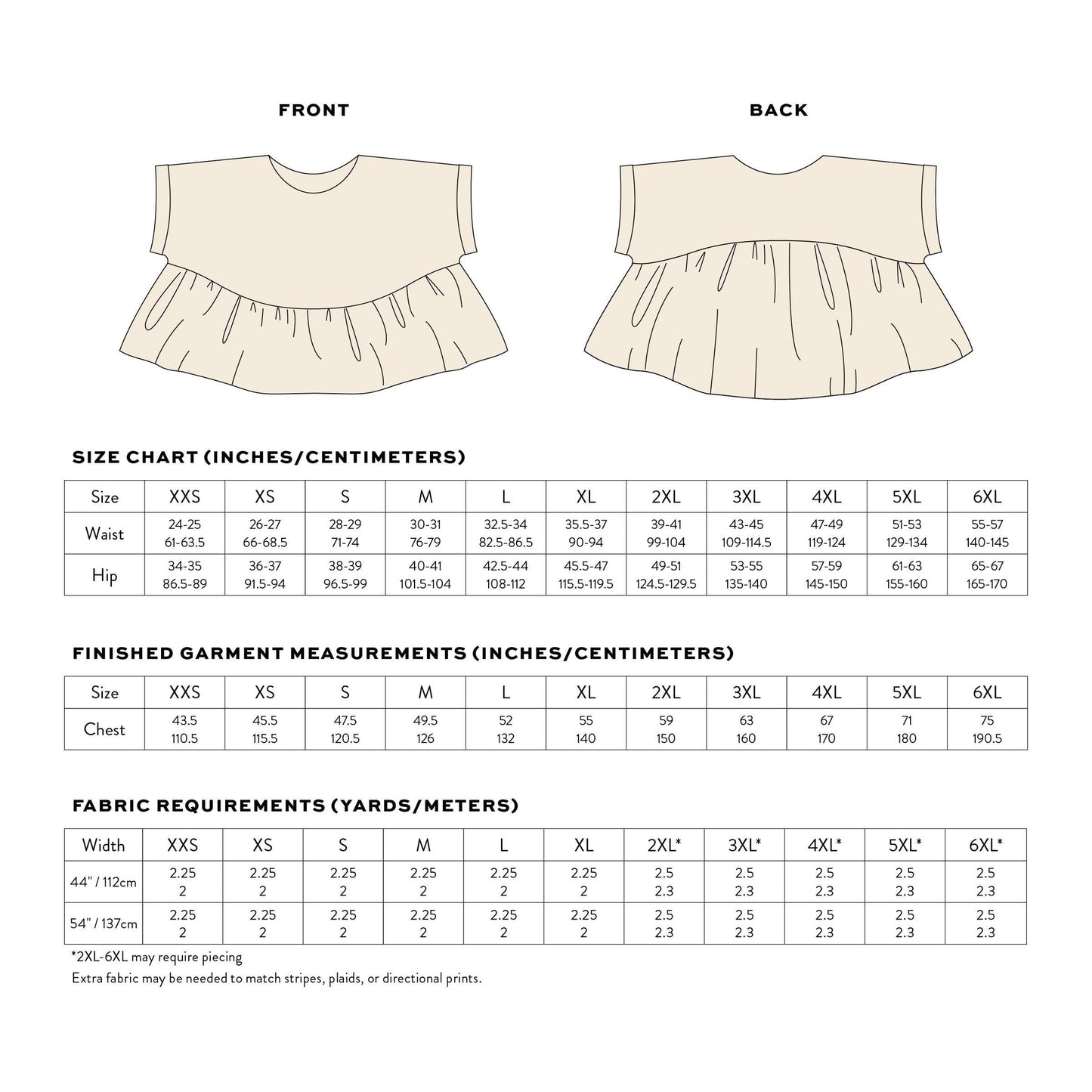 Matchy Matchy Sewing Club-Wave Float Top Pattern - PDF DOWNLOAD-sewing pattern-gather here online
