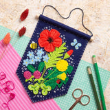 Hawthorn Handmade-Wildflower Pennant Felt Craft Kit-craft kit-gather here online