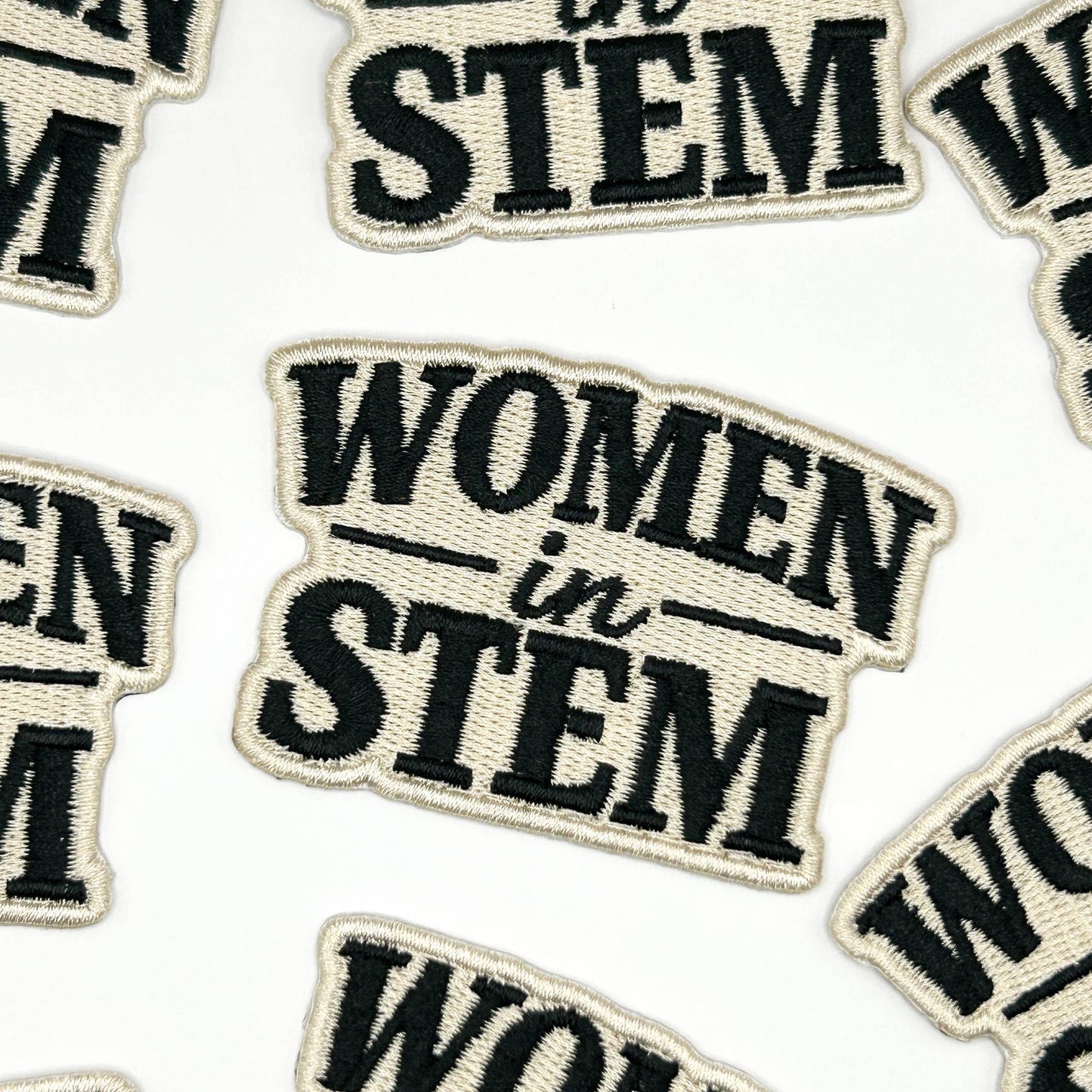 Field Trip Threads-Women in STEM Embroidered Iron-On Patch-patches + pins-gather here online