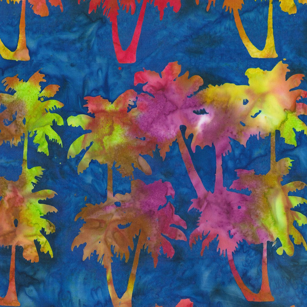 Robert Kaufman-Palm Trees Evening-fabric-gather here online