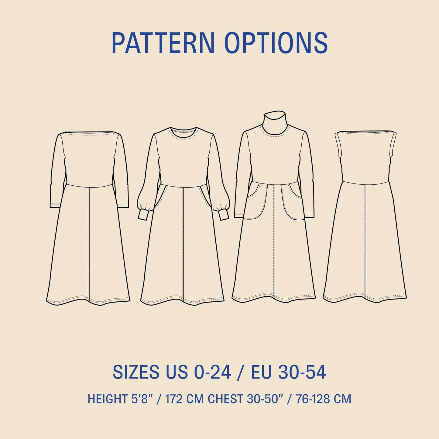 Wardrobe By Me-Asta Dress Pattern-sewing pattern-gather here online
