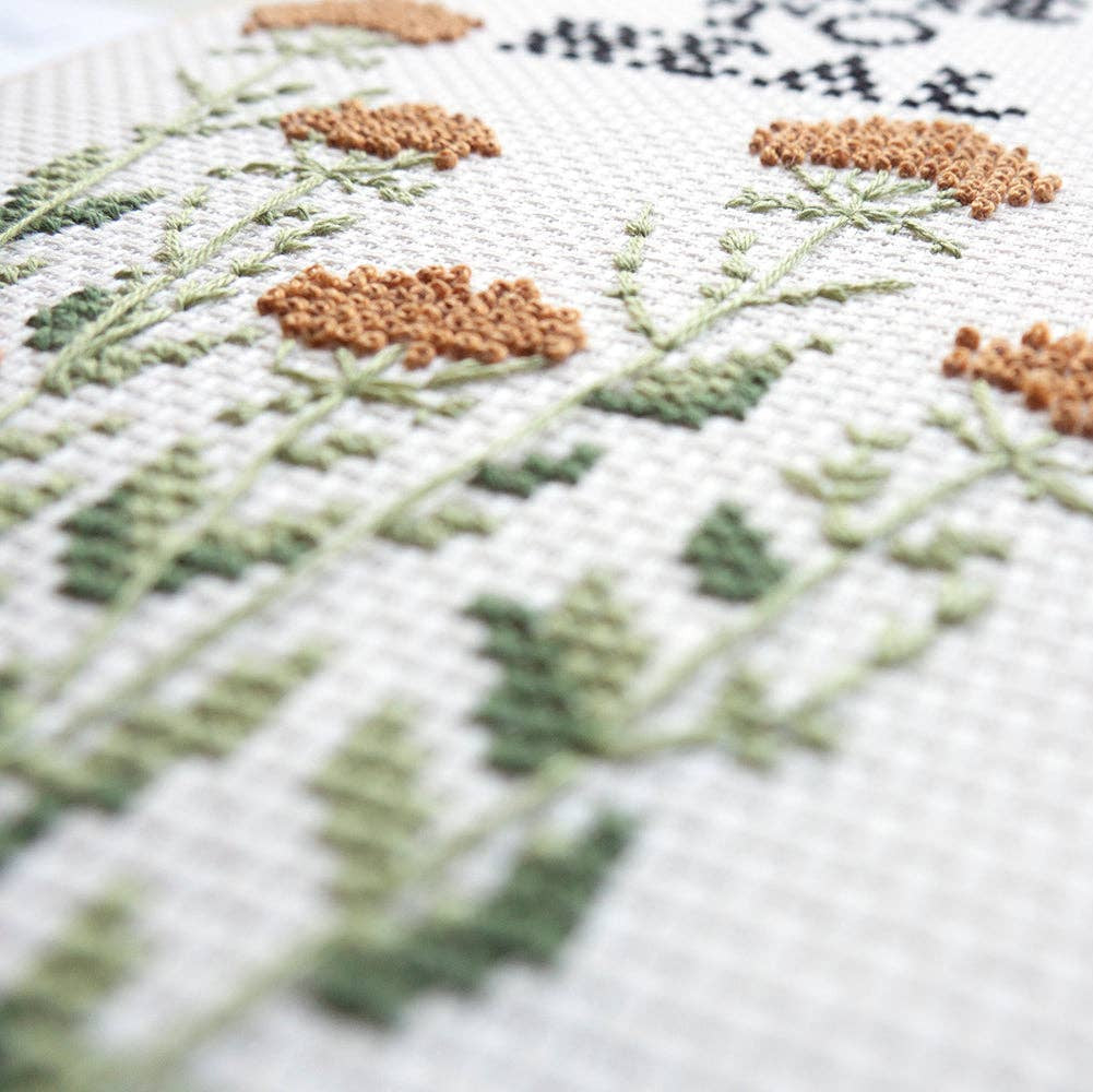 Junebug and Darlin-Take Time to Heal, 5"x8" Cross Stitch Kit-xstitch kit-gather here online