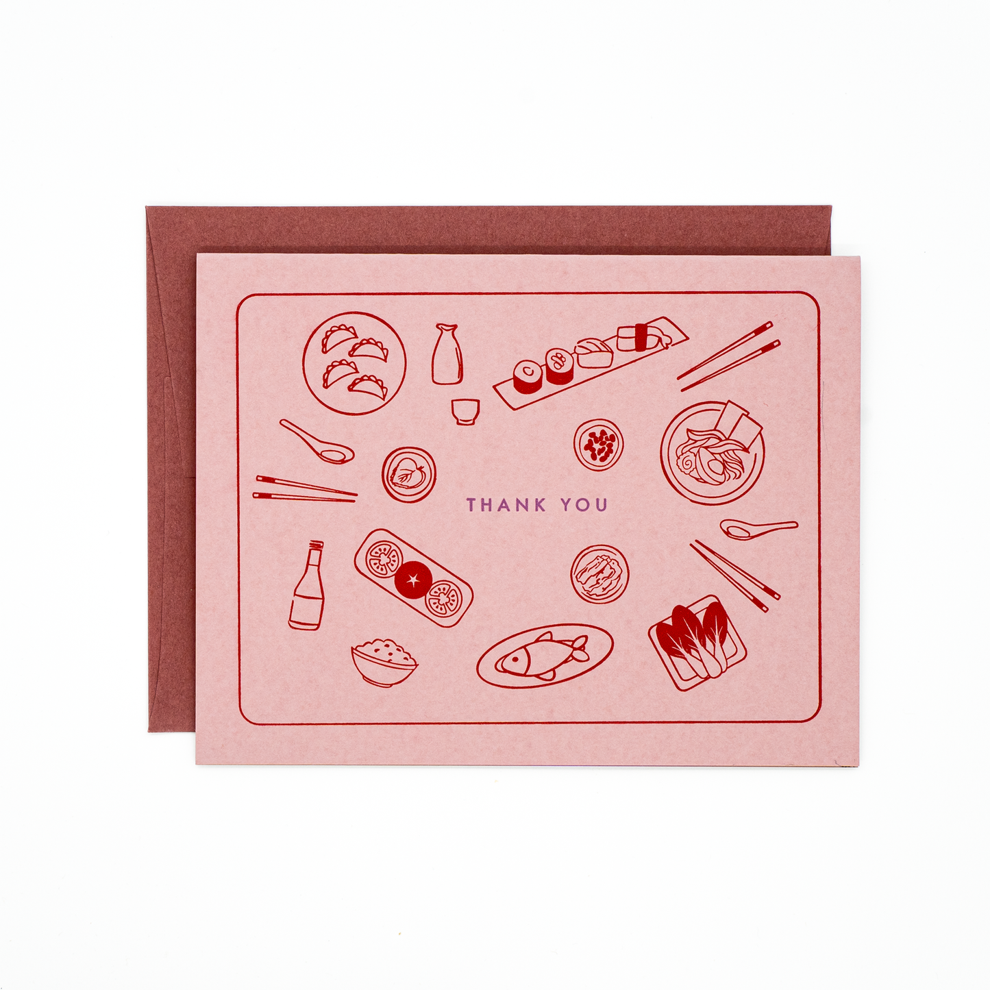 Thank You Dinner Greeting Card