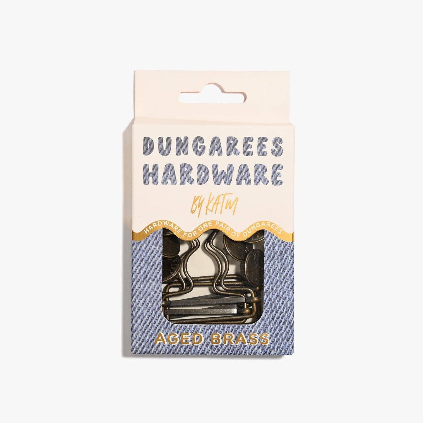 Kylie and The Machine-Dungarees Hardware Kit - Aged Brass-hardware kit-gather here online