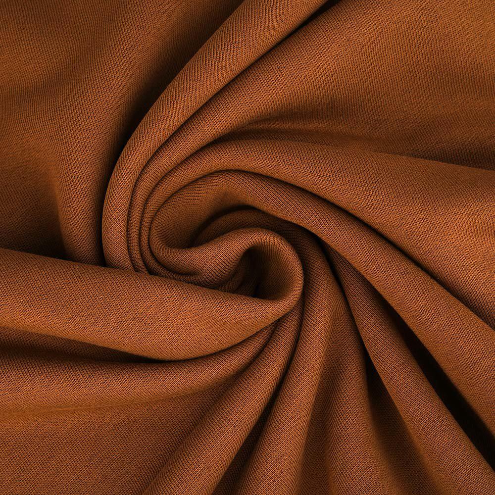 Stoffonkel-Bio-Softsweat - Rehbraun (Fawn)-fabric-gather here online