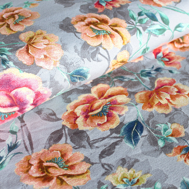 Stoffonkel-Organic Sweatshirt Knit - Troochy Flowers-fabric-gather here online
