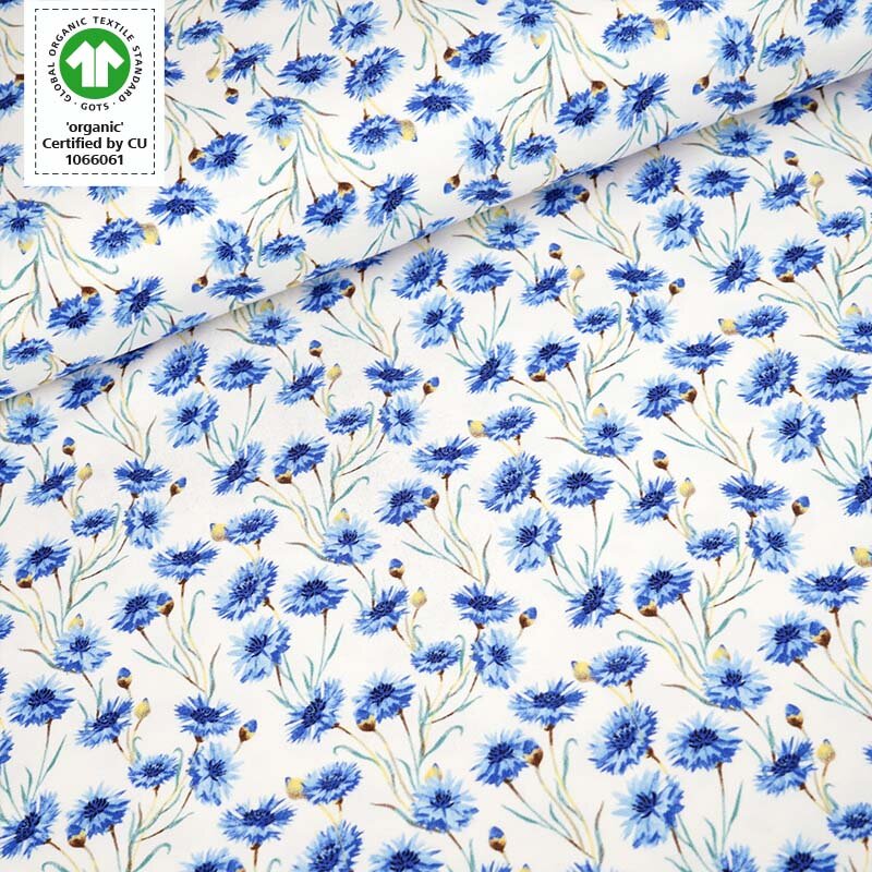 Stoffonkel-Organic Jersey - Cornflower Meadow-fabric-gather here online