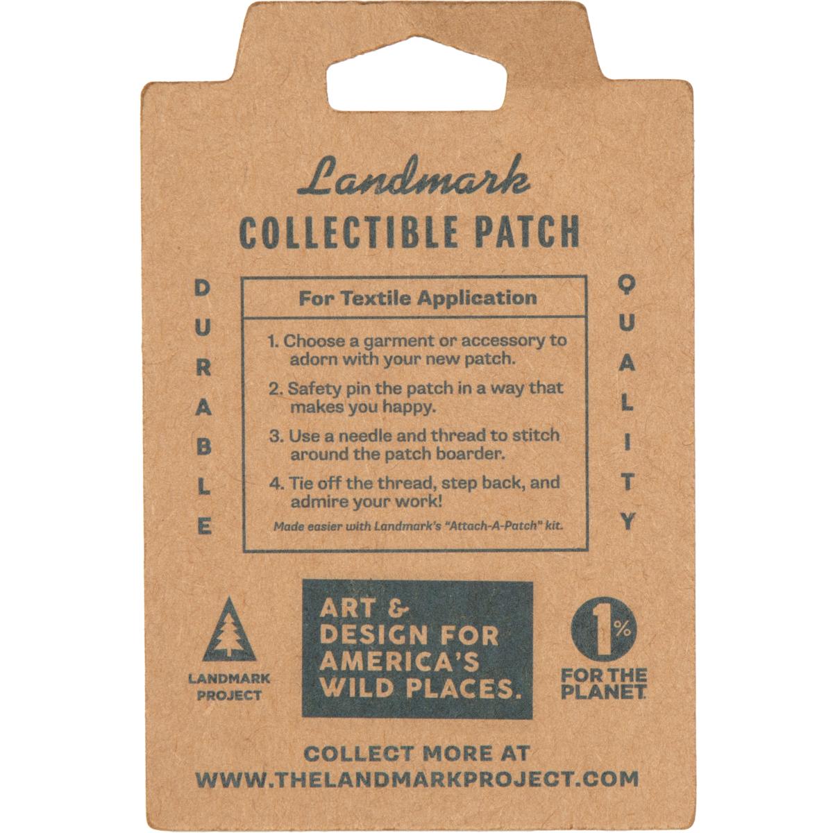 The Landmark Project-National Parks Pennant Iron-On Patch-patches + pins-gather here online