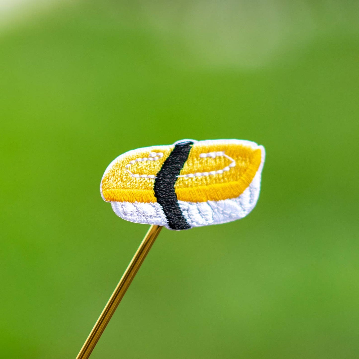 U PLUS INC-Japanese Omelette Sushi Iron-On Patch-patches + pins-gather here online