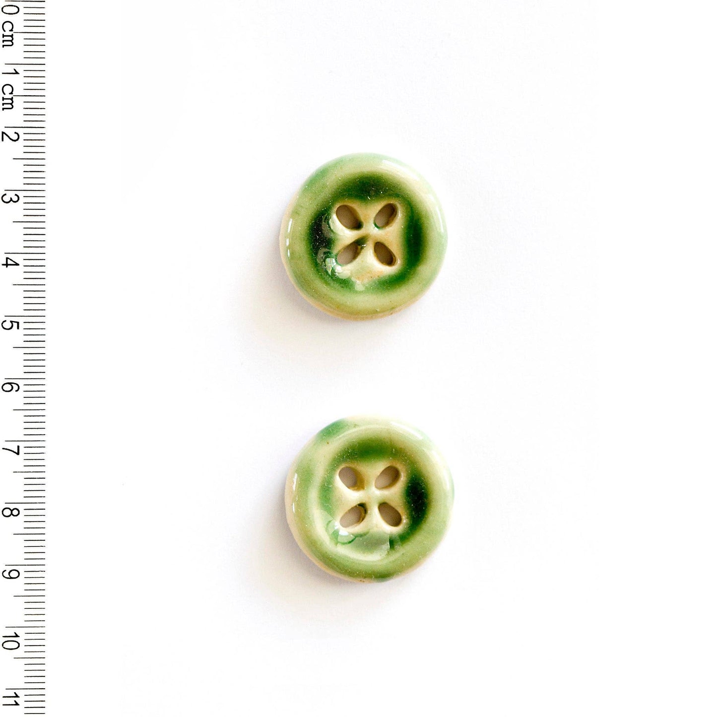 Large Green Fashion Buttons
