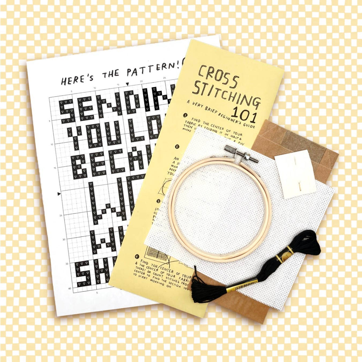 RANI BAN CO-What A Shit Show Cross Stitch Kit-xstitch kit-gather here online