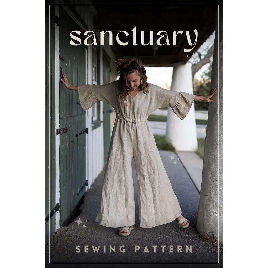 Charlie Darwin Textiles-Sanctuary Jumpsuit Pattern-sewing pattern-gather here online