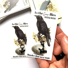 Firefly Notes-Crow Removable Stitch Marker - Single-knitting notion-gather here online