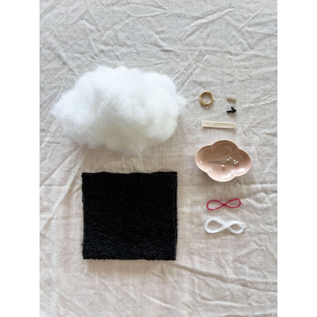 KITTO-Cat Bag Charm Craft Kit-sewing kit-gather here online