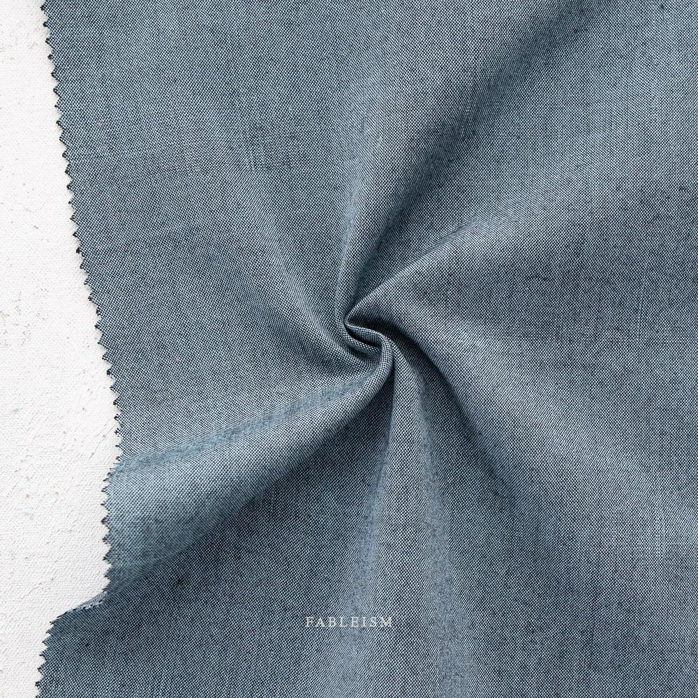 Fableism Supply Co-REMNANT: Everyday Chambray Nocturne, Luna 30% OFF 1.61 YDS-fabric remnant-gather here online