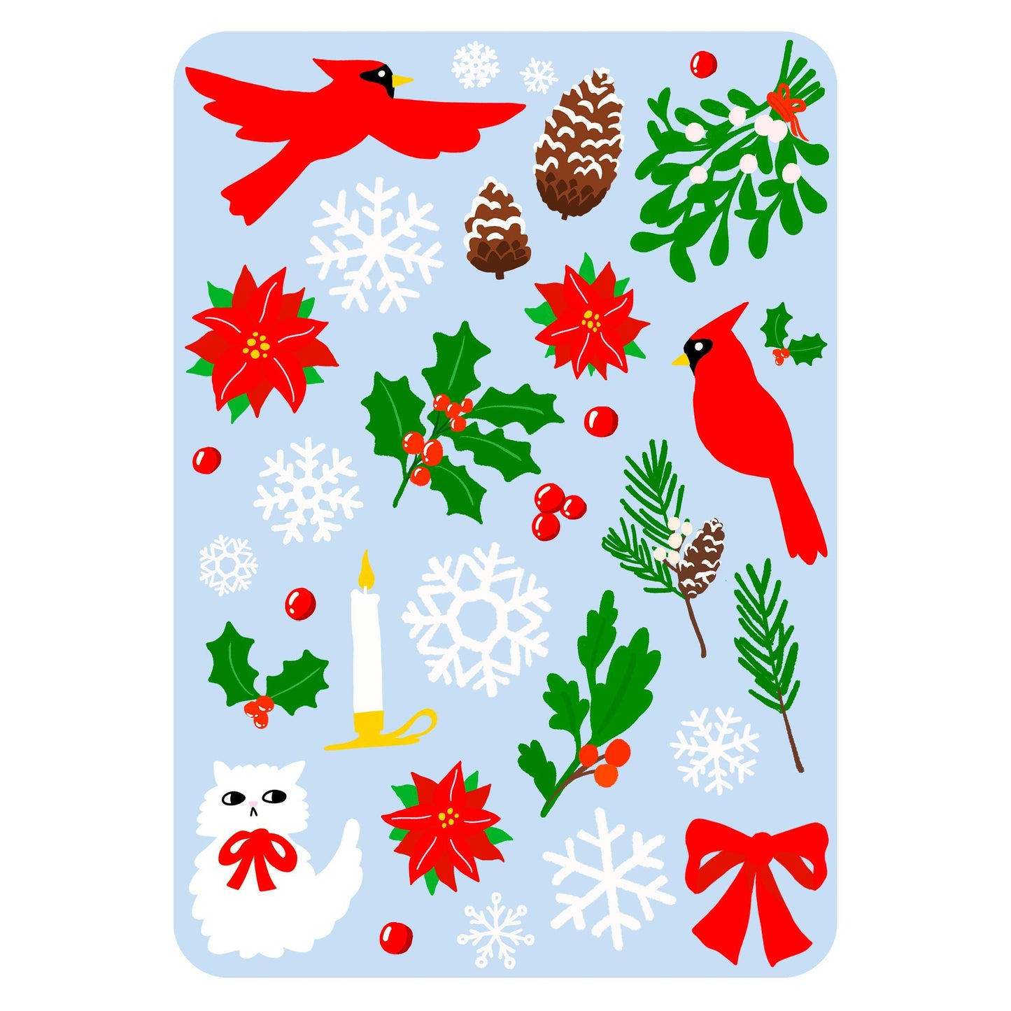 Hot Dang Press-Pure Winter Moods Iron-On Transfer Sheet Set-patches + pins-gather here online