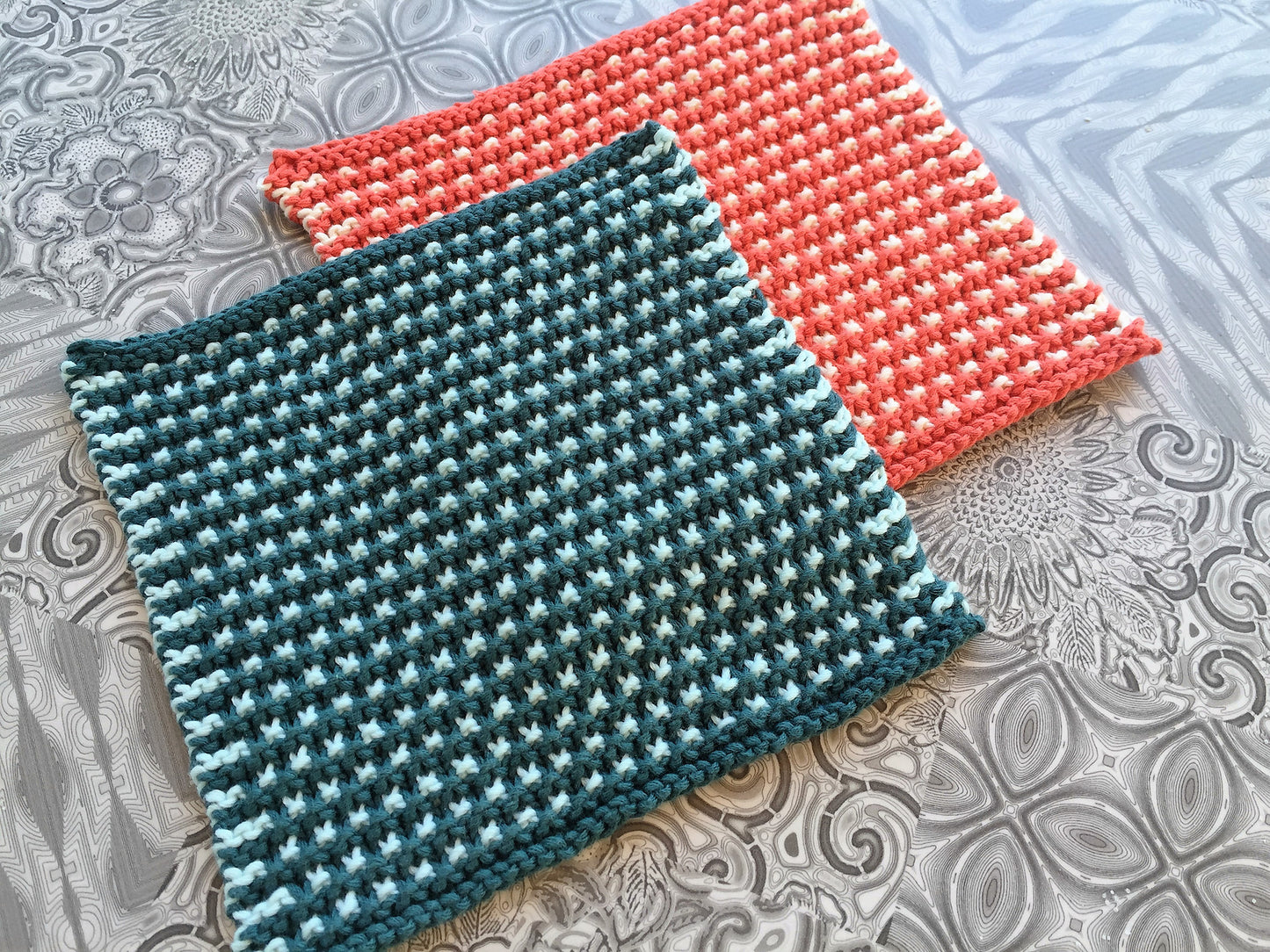 gather here classes-Knit Mosaic Cloth-class-gather here online