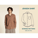Wardrobe By Me-Jensen Shirt Pattern-sewing pattern-gather here online