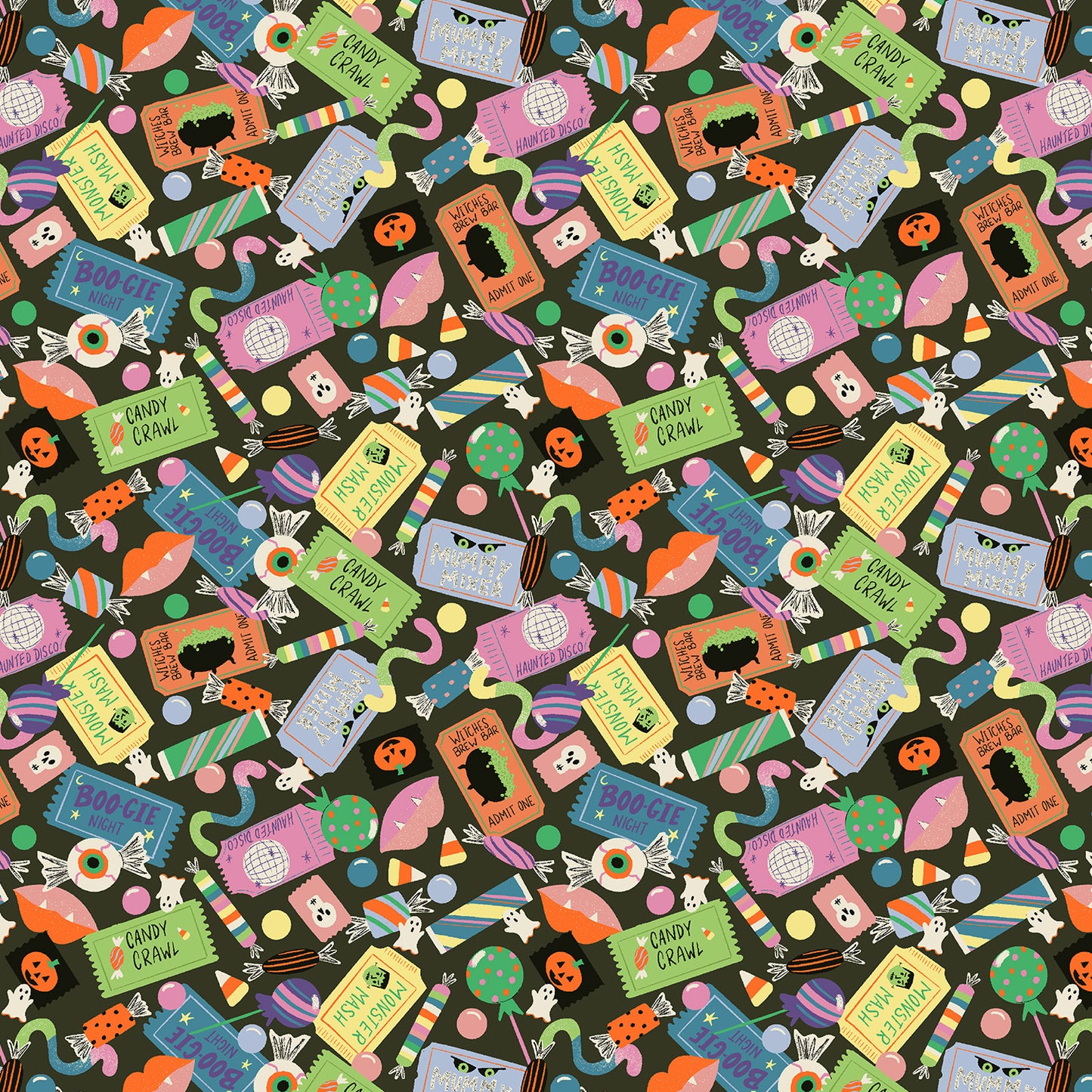 Cotton + Steel-Admit One Bone Appetit!-fabric-gather here online