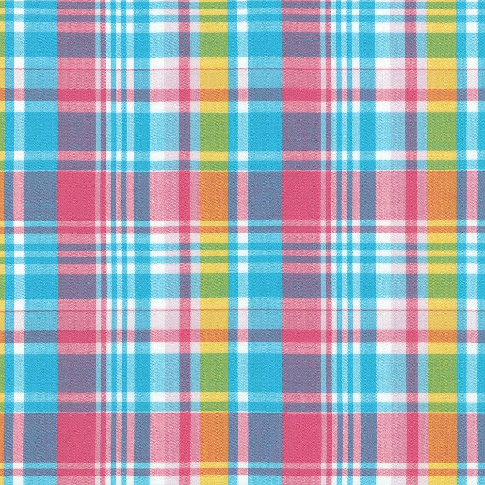 Robert Kaufman-Mad For Madras Candy Pink-fabric-gather here online