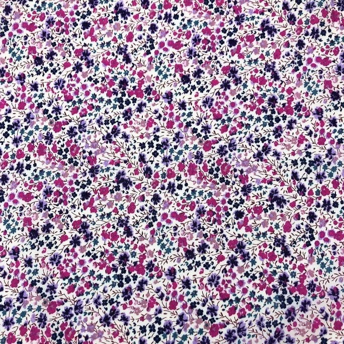 Liberty of London-Tana Lawn - Phoebe Purple-fabric-gather here online