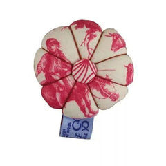 Sajou-Fabric Pincushion - Pink Toile de Jouy-sewing notion-gather here online