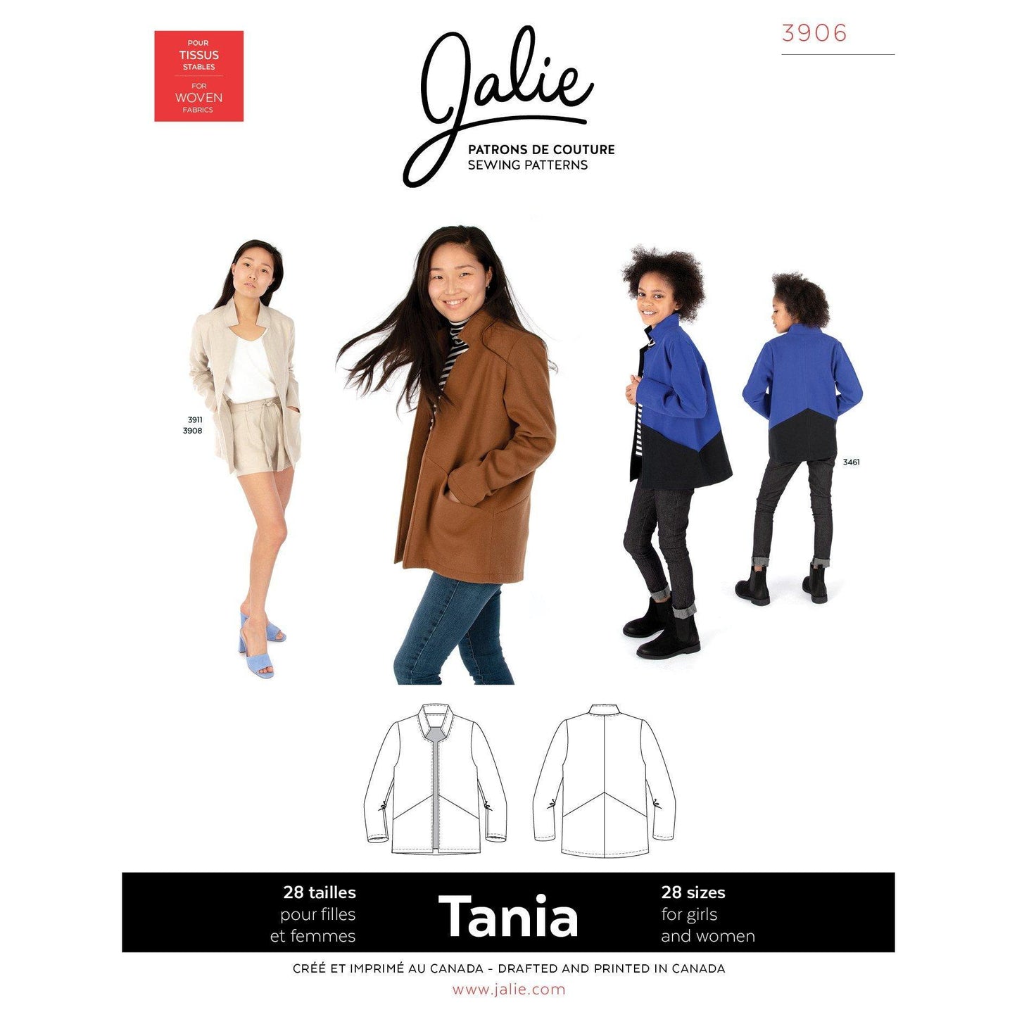 Jalie 3906 - TANIA - Pattern Cover