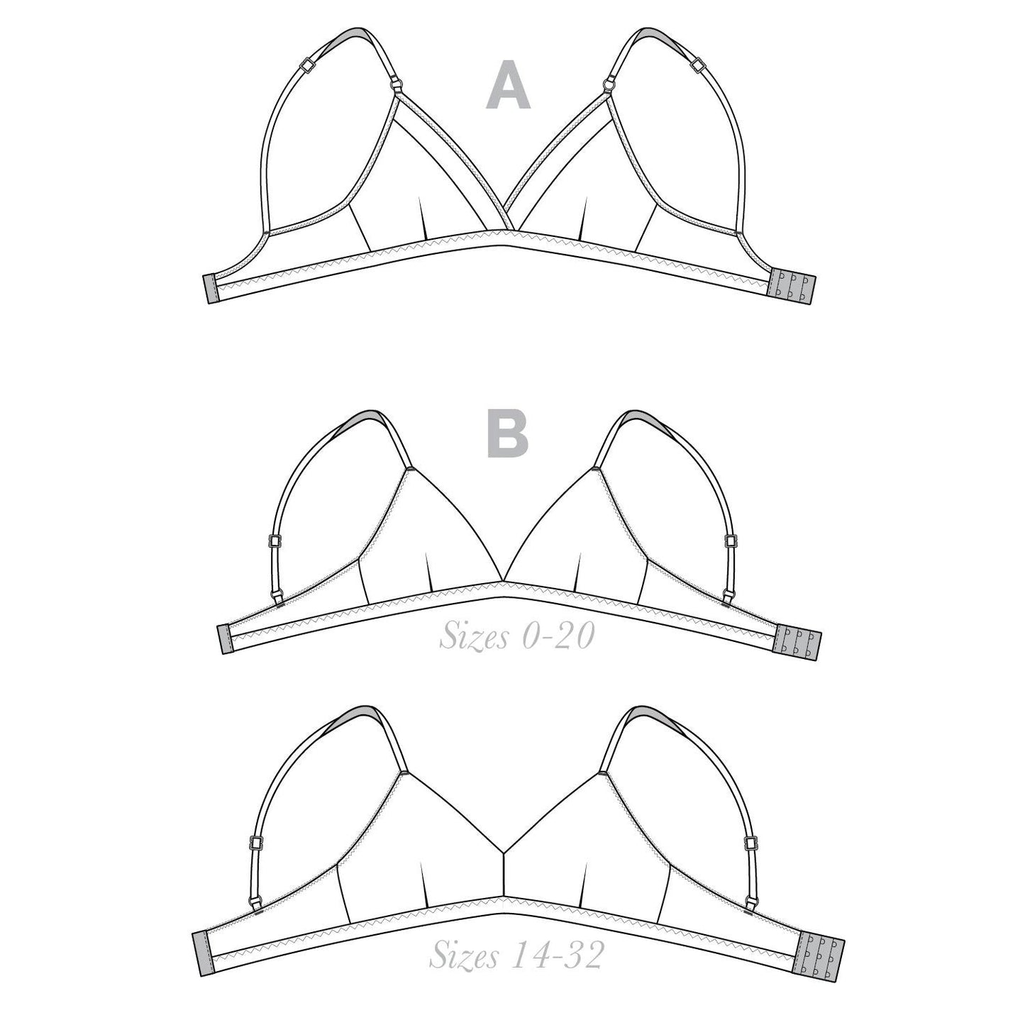 Céline Bralette Pattern