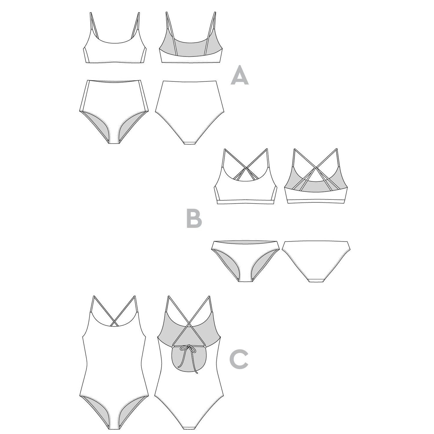 Faye Swimsuit Pattern