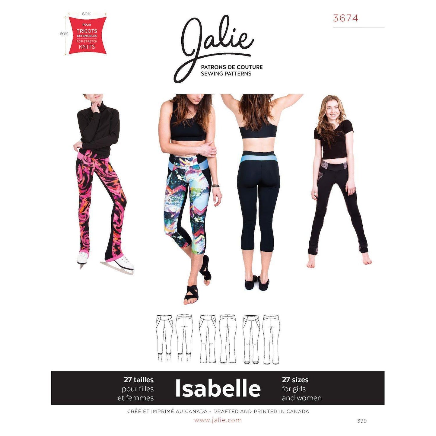 Jalie 3674 - ISABELLE - Pattern Cover