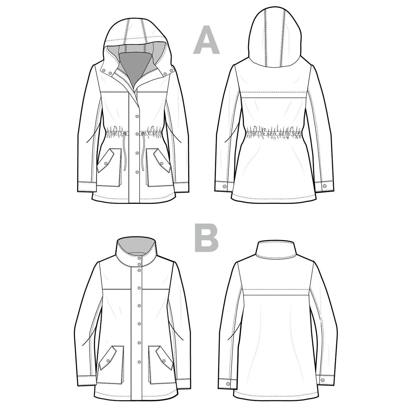 Kelly Anorak Jacket Pattern