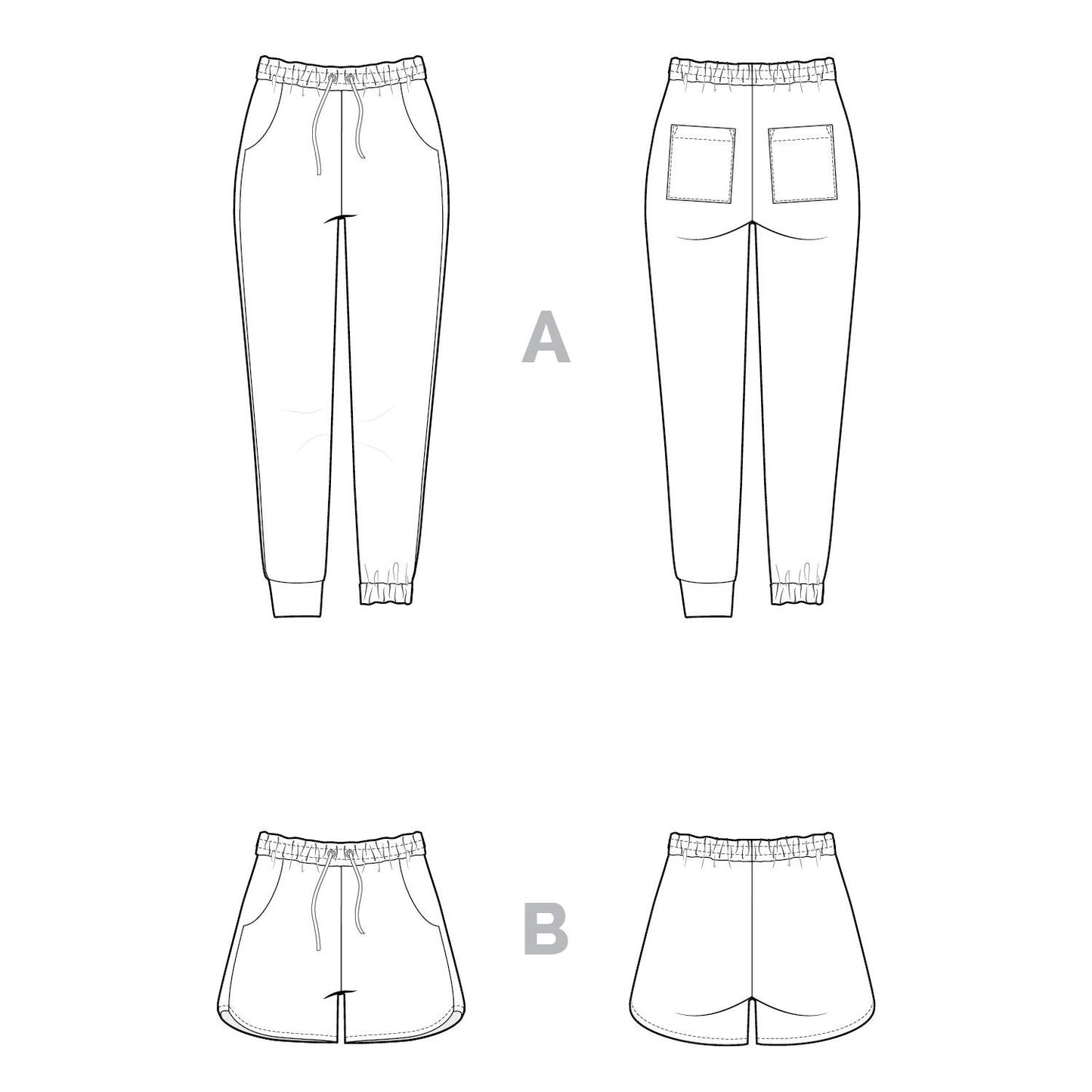 Plateau Joggers Pattern