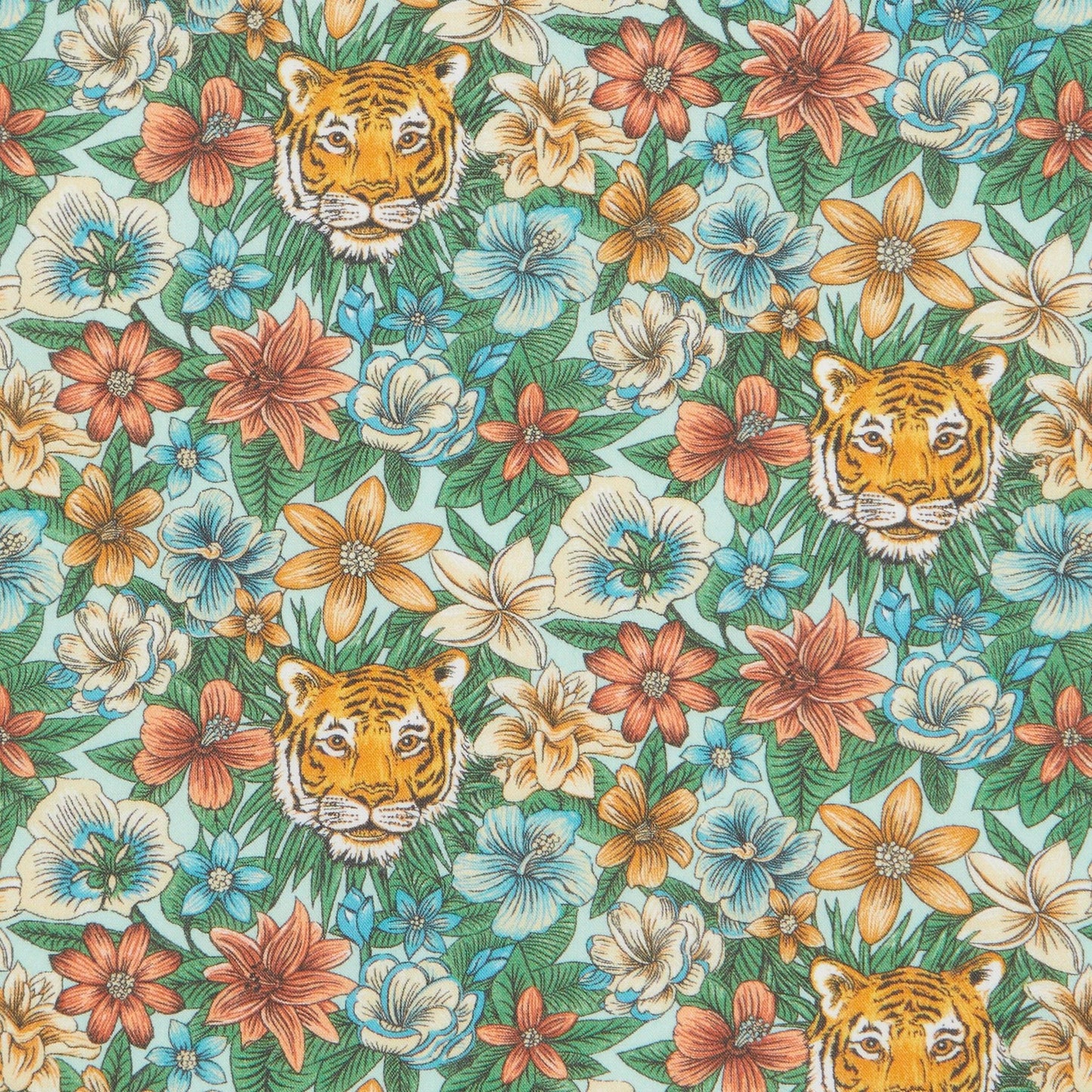 Liberty of London-Tana Lawn - Scotty's Tiger Orange-fabric-gather here online