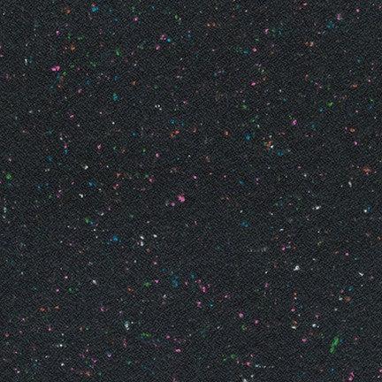 Robert Kaufman-Shetland Flannel Speckle, Black-fabric-gather here online