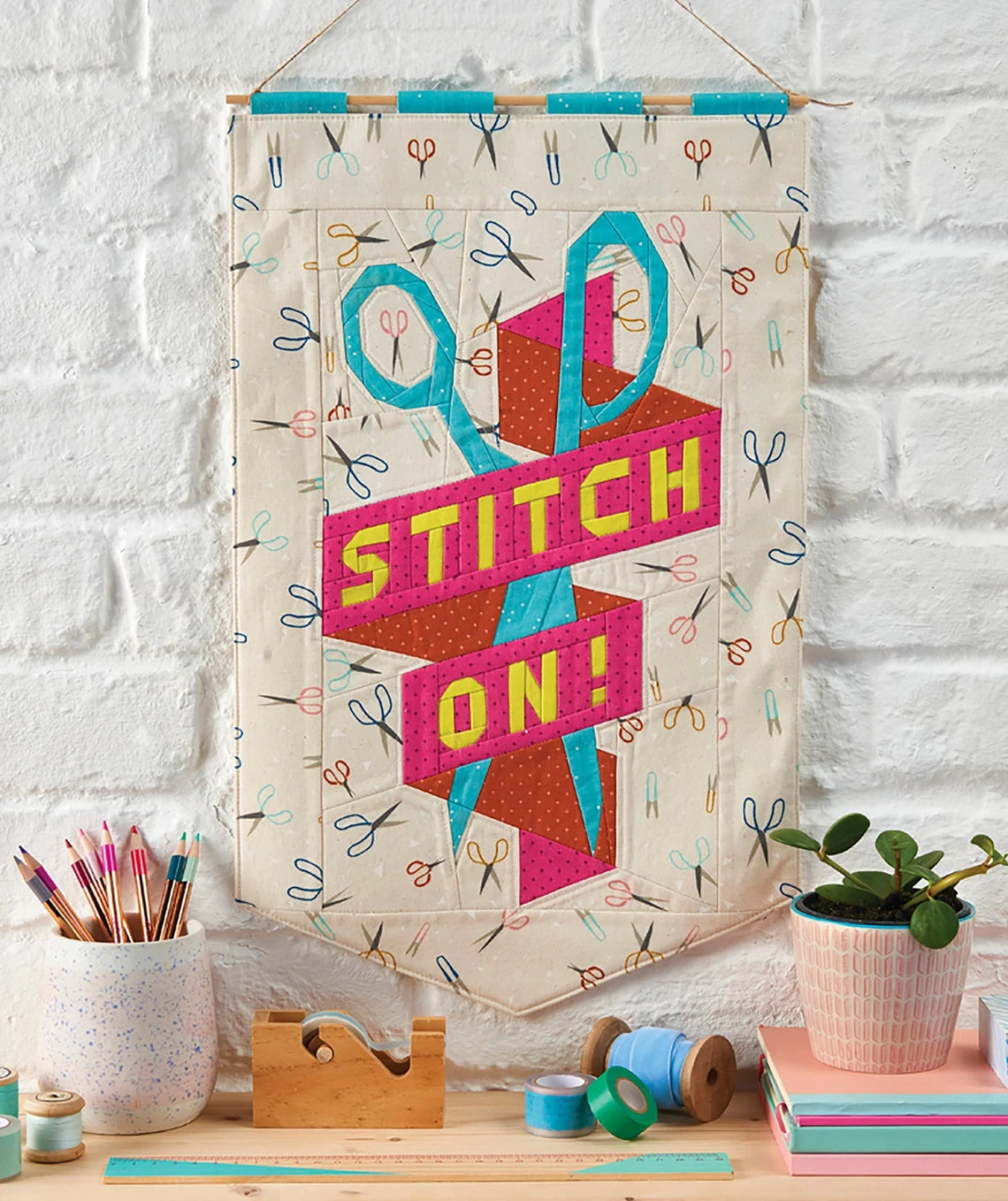 gather here classes-Paper Pieced Banner - 3 sessions-class-gather here online