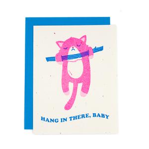 These Are Things-Hang In There, Baby Greeting Card-greeting card-gather here online