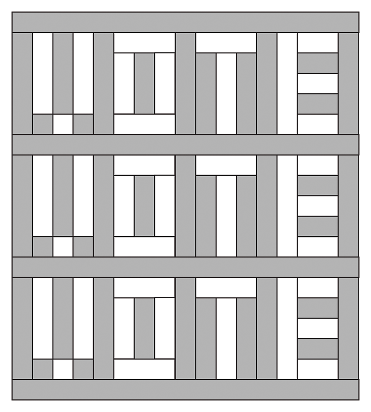 gather here classes-Vote Mini Quilt-class-gather here online