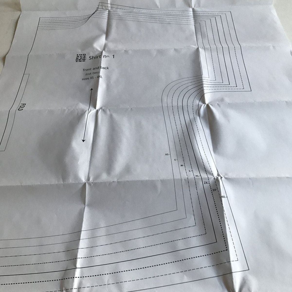 100 Acts of Sewing-Shirt No. 1 Pattern-sewing pattern-gather here online