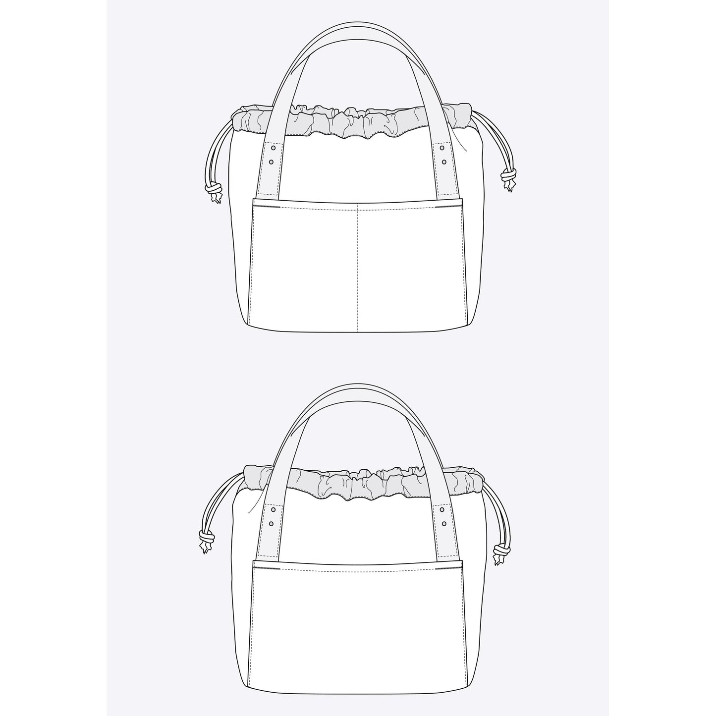 Grainline Studio-Town Bag Pattern-sewing pattern-gather here online