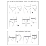 Jalie Patterns-Underwear Pattern-sewing pattern-gather here online