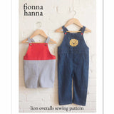 Fionna Hanna-Lion Overalls Sewing Pattern-sewing pattern - kids-gather here online