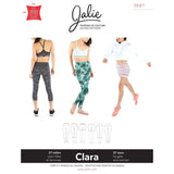 Jalie Patterns-Clara High-Waisted Leggings Pattern-sewing pattern-gather here online