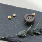Cohana-Parquet Flower Pins-sewing notion-gather here online