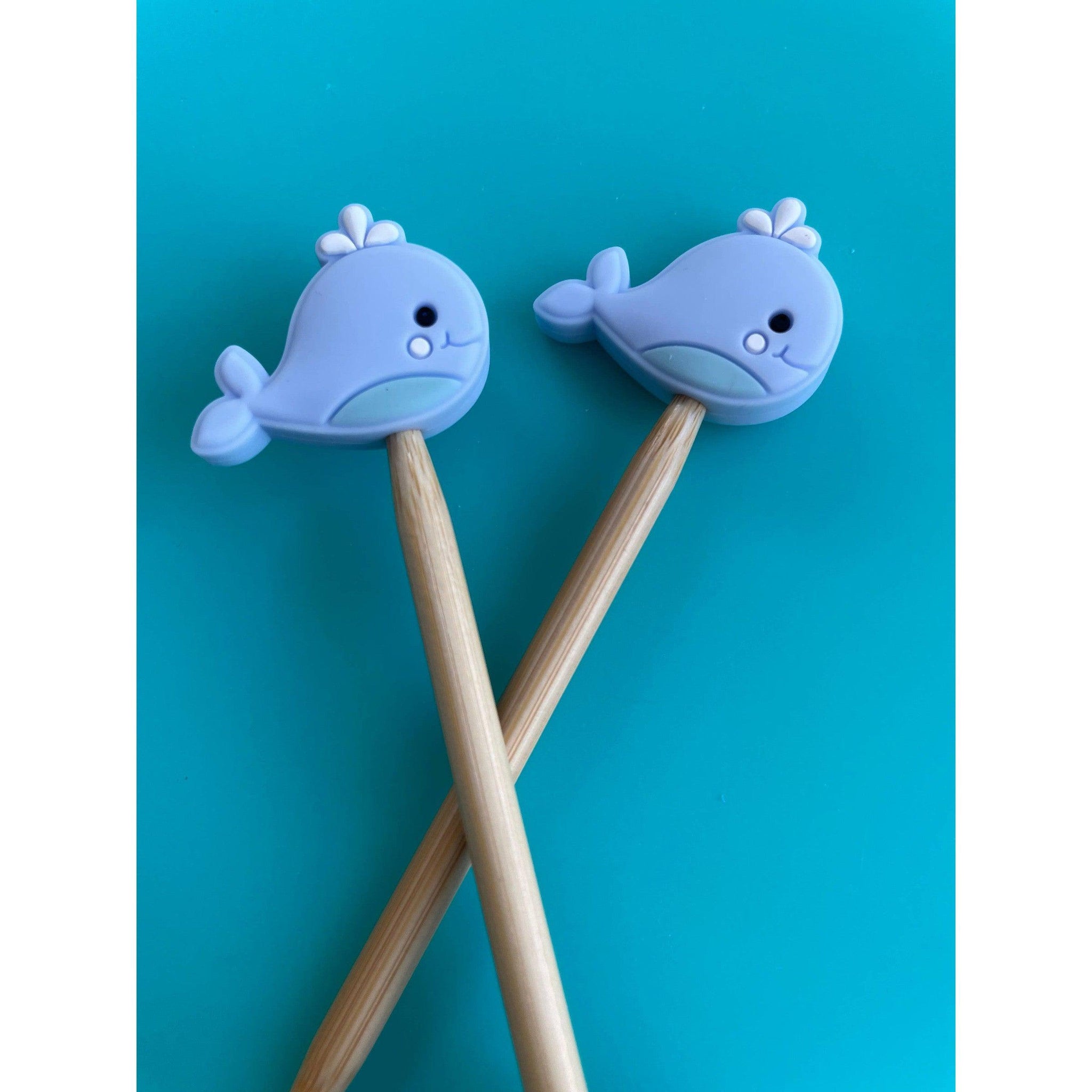 Comma Craft Co-Whale Knitting Needle Point Protectors-knitting notion-gather here online